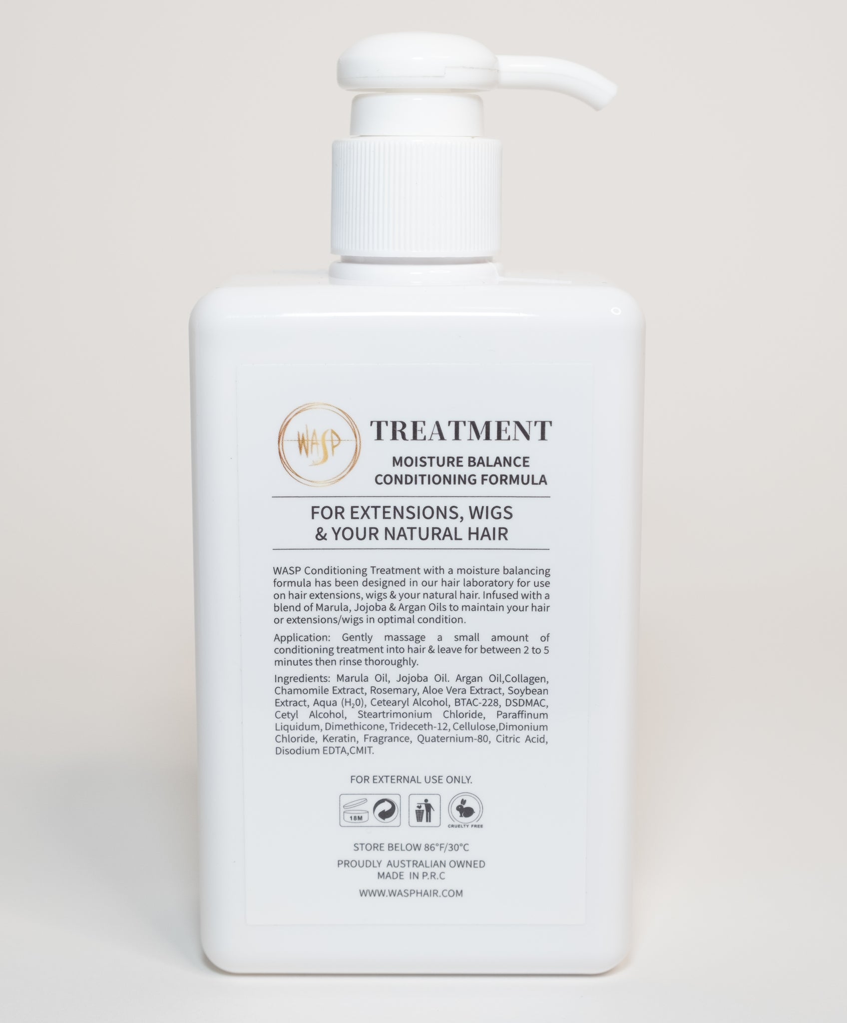 Wasp Treatment for extensions,wigs&your natural hair. (300ml/150ml)