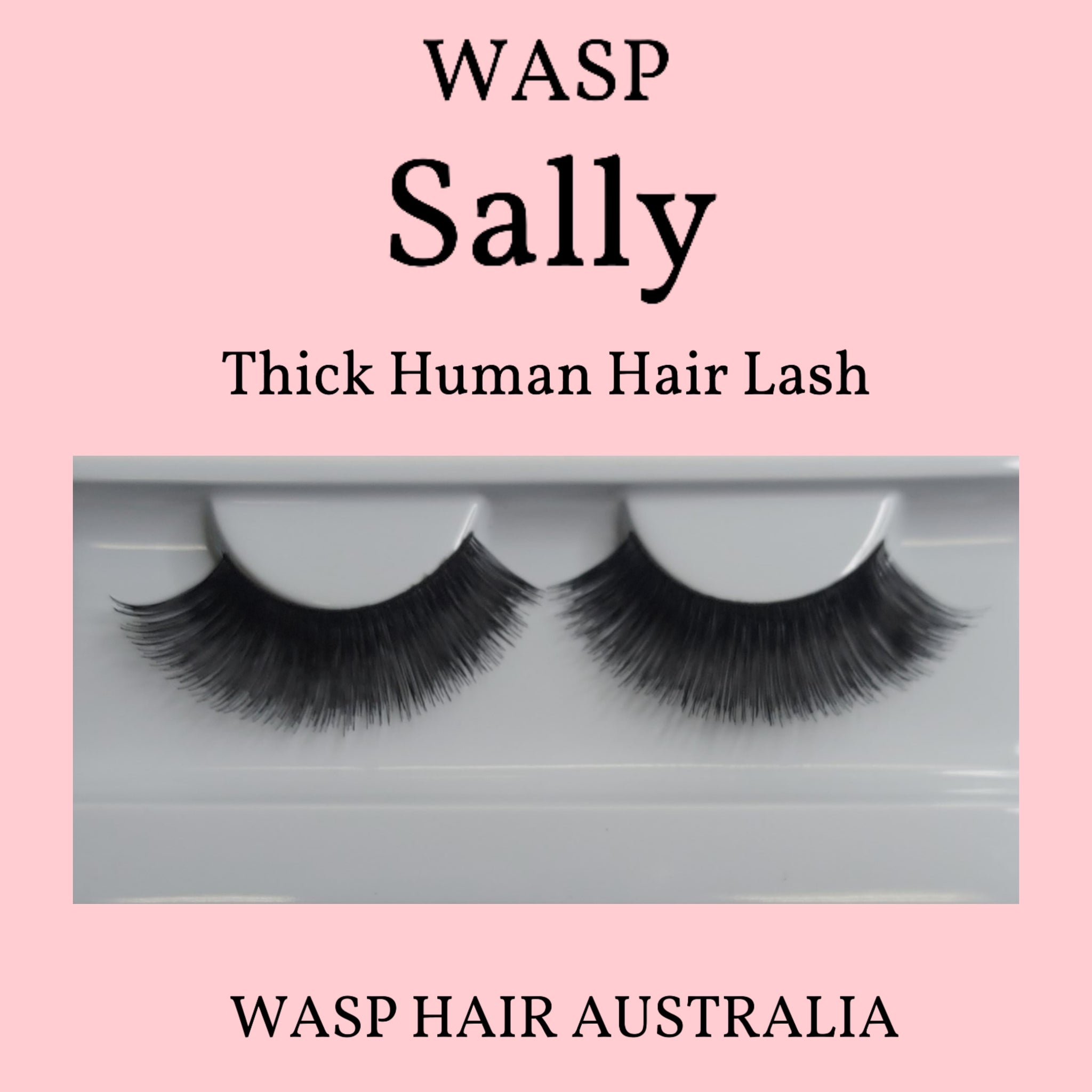 WASP Sally thick human hair lash 