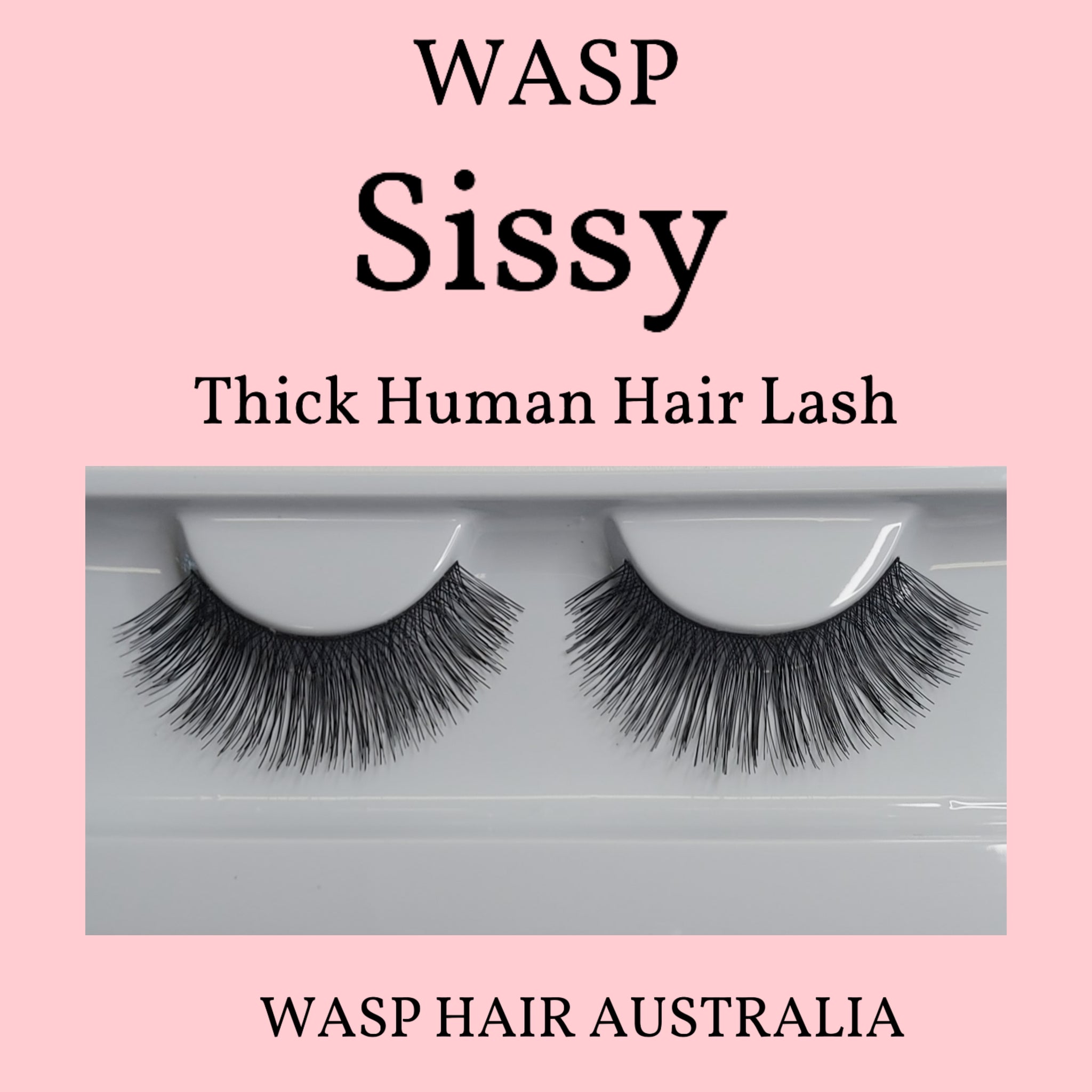 WASP Thick Human Hair Lash-Sissy