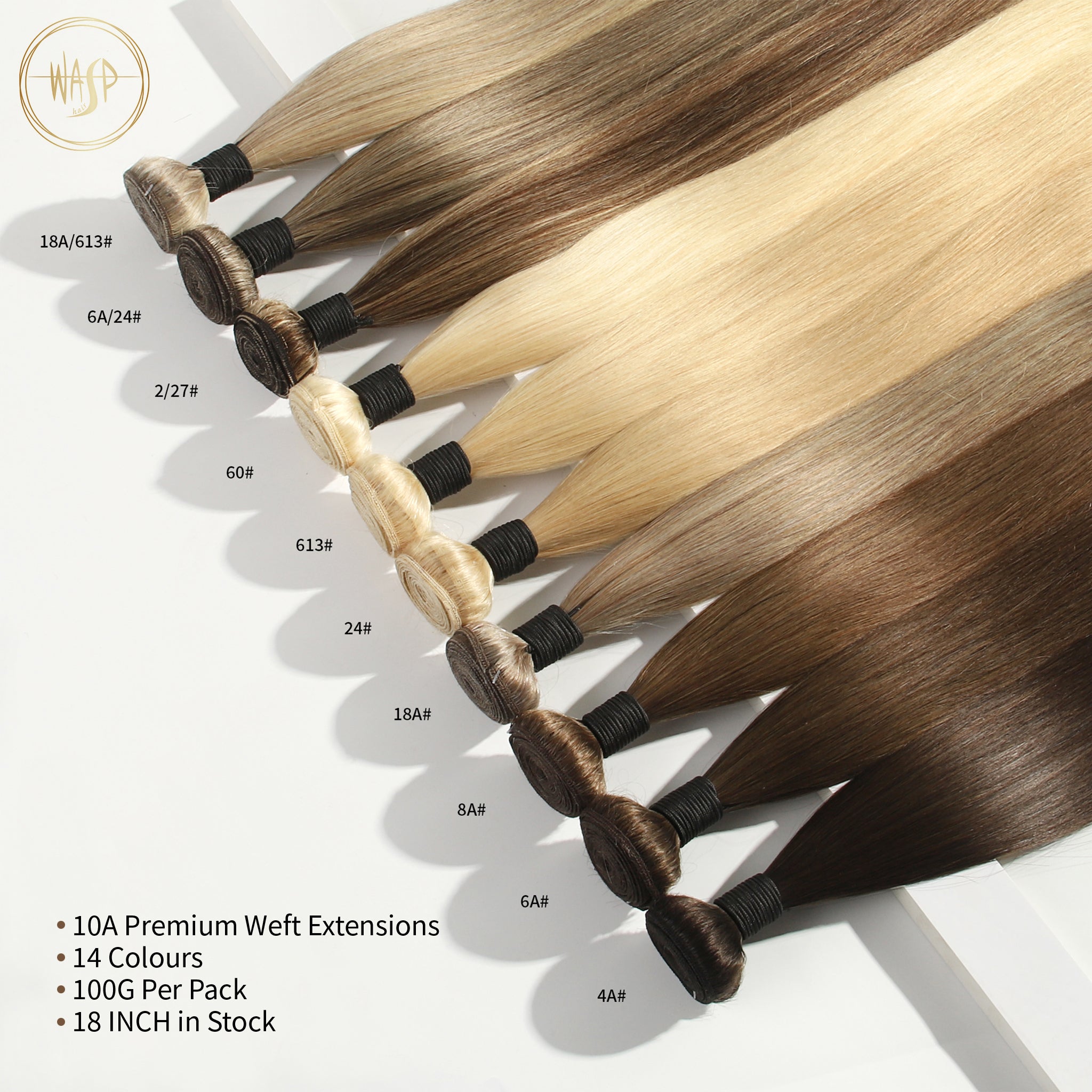 Weft hair extension